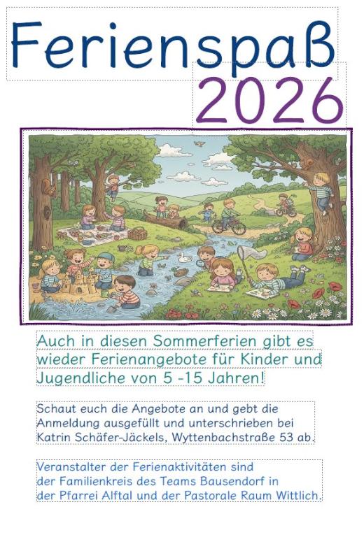 2026 Alftal Ferienspaß
