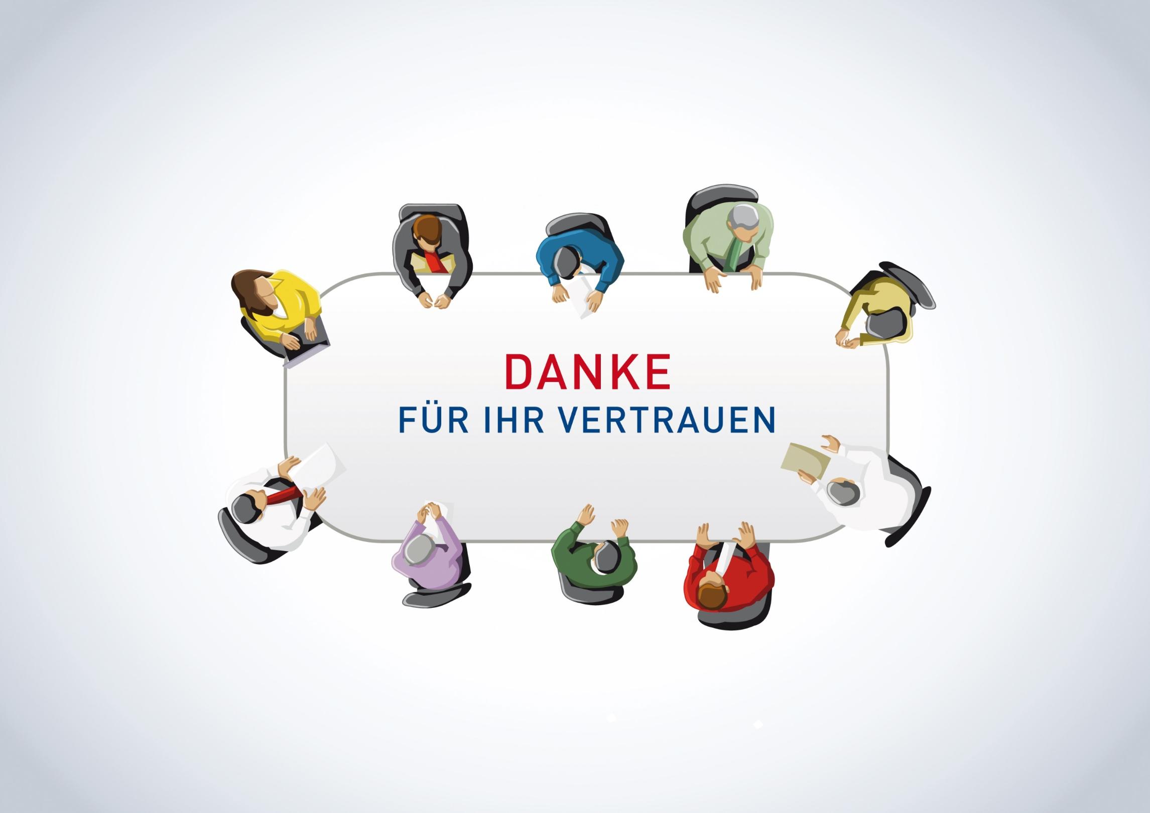 Danke für Vertrauen PGR